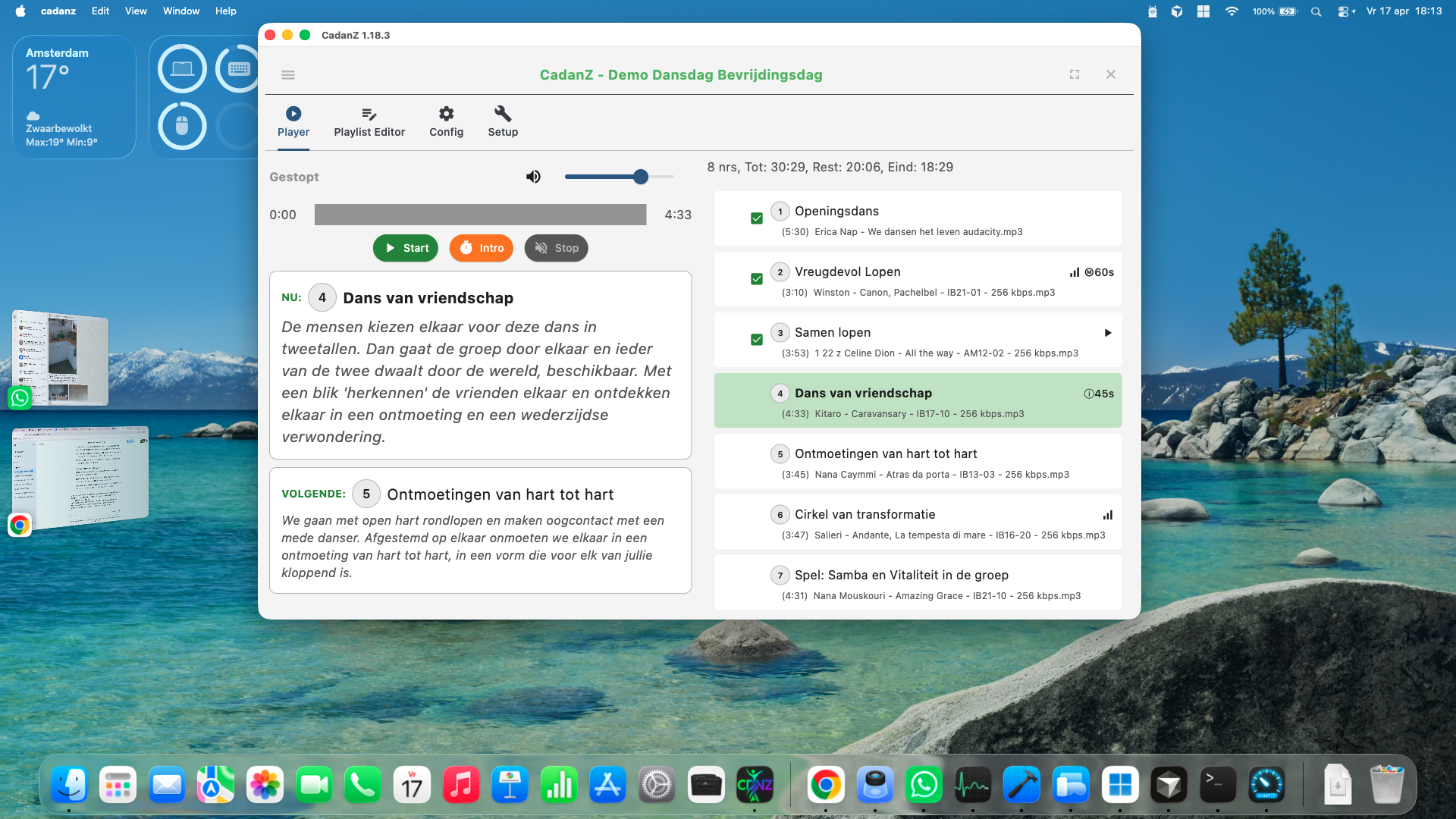 CadanZ screenshot: workshop view